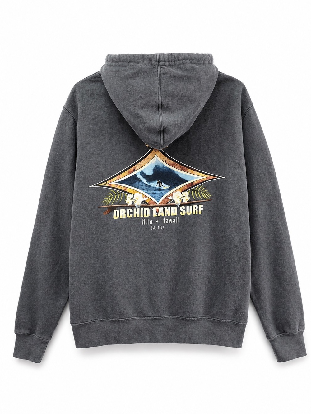 Orchid Land Surf Graphic Hoodie m